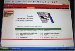A screen shot of Ladbrokes' betting site